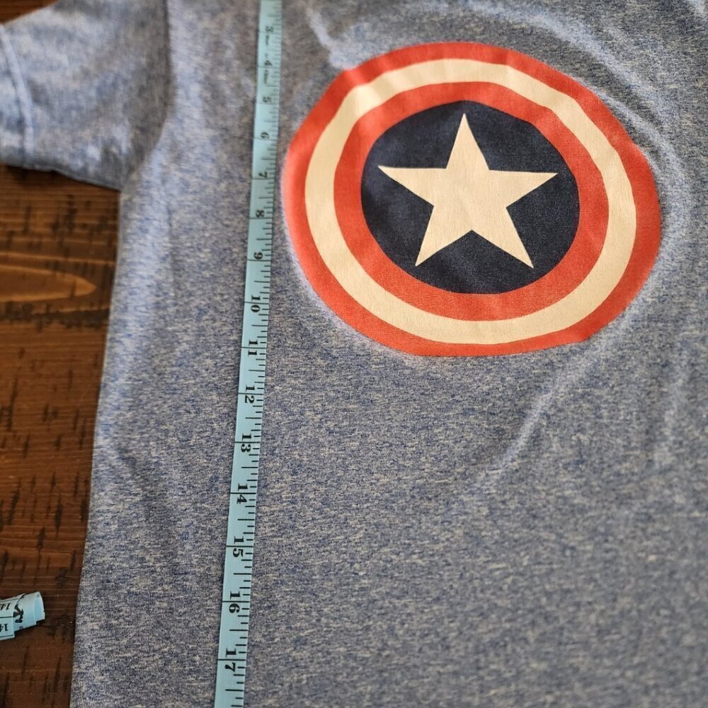 Marvel Captain America Boys Graphic T-shirt - Picture 4 of 11